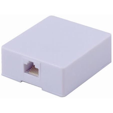 Audiovox Rj45 Surface Wall Jack 702334